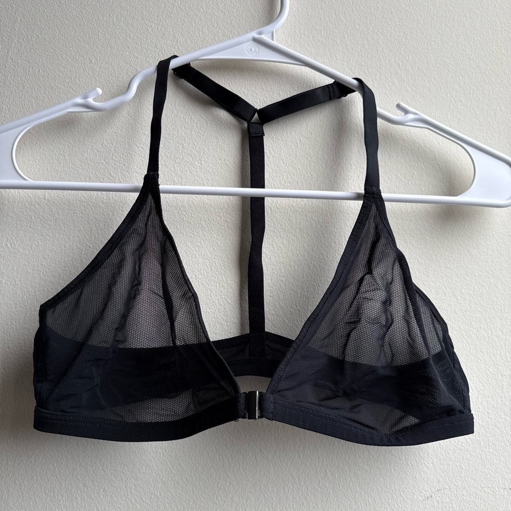 Negative Sieve Racerback Bra